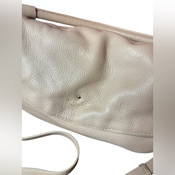 Kate Spade Little Minka Cobble Stone Foldover Pebbled Leather Crossbody Bag - Picture 2 of 8